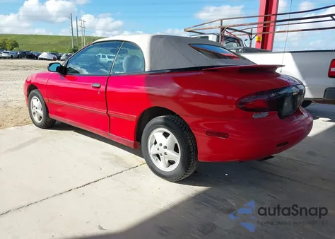 1997 Pontiac Sunfire Se из США, поврежденный, VIN 4G2JB32T8VB202963